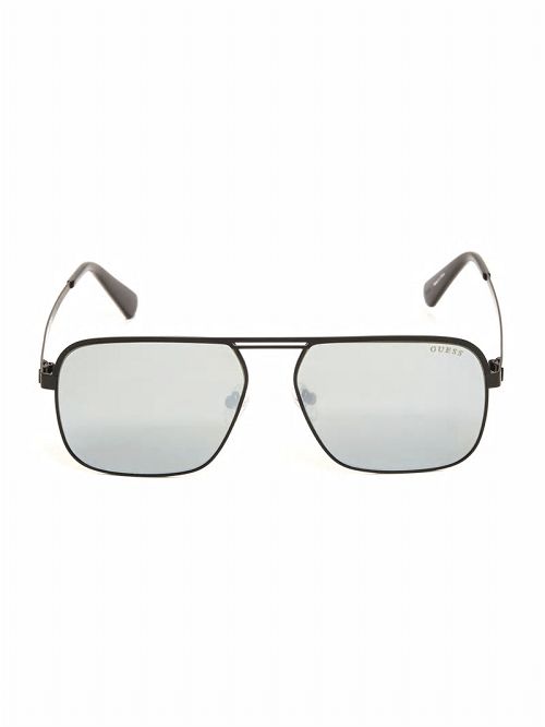 Guess Top Bar Aviator Sunglasses Zwart | GUESS-SN31822