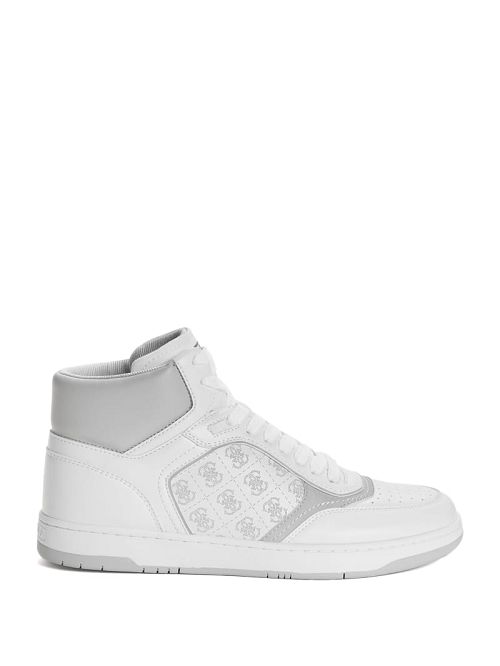 Guess Towen Quattro G Mid-Top Sneakers Wit | GUESS-SN31890