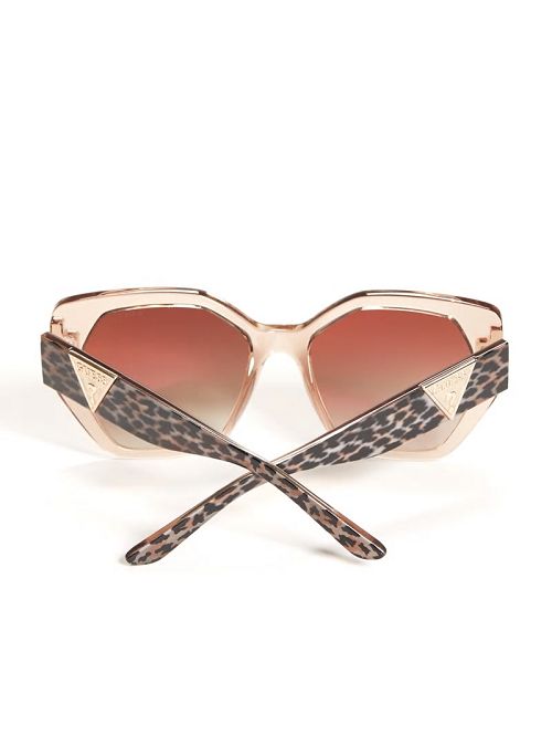 Guess Triangle Geometric Sunglasses Bruin | GUESS-SN30082