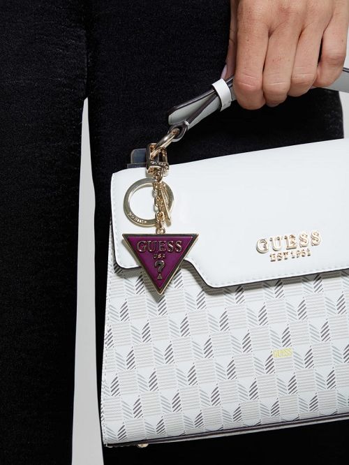 Guess Triangle Keychain Roze | GUESS-SN31791
