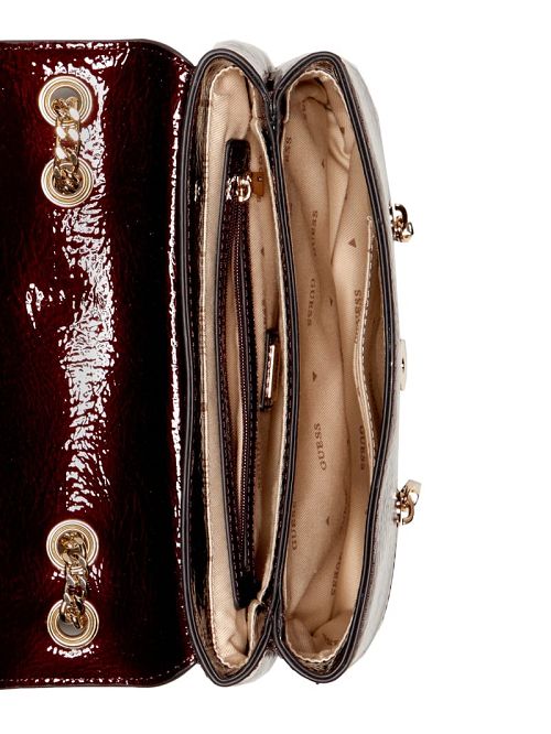 Guess Trissa Convertible Crossbody Rood | GUESS-SN29048