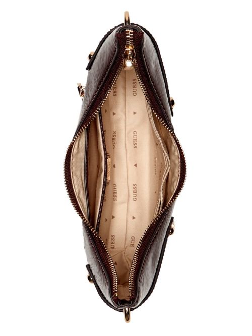 Guess Trissa Top-Zip Shoulder Bag Rood | GUESS-SN29053