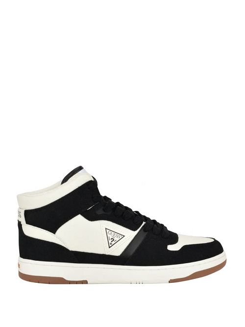 Guess Tristo Triangle High-Top Sneakers Zwart | GUESS-SN31883