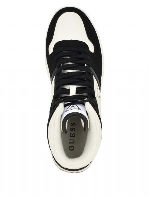 Guess Tristo Triangle High-Top Sneakers Zwart | GUESS-SN31883
