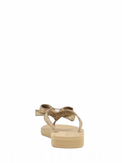Guess Tuta Bowtie Sandals Goud | GUESS-SN29722