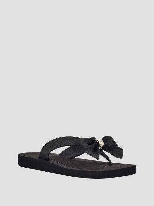 Guess Tuta Bowtie Sandals Zwart | GUESS-SN29709