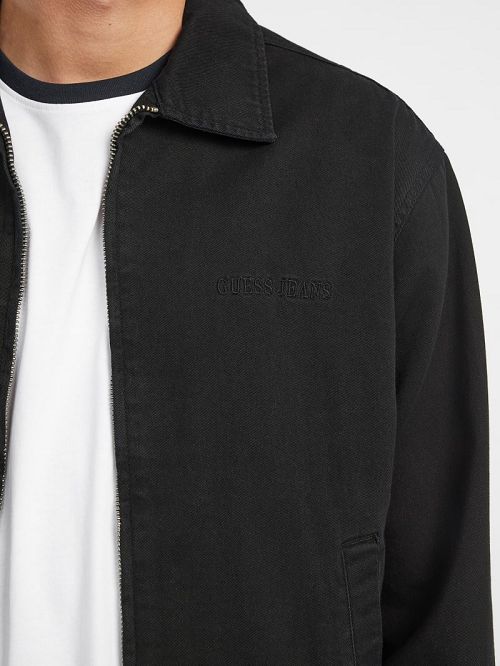 Guess Twill Jacket Zwart | GUESS-SN30819