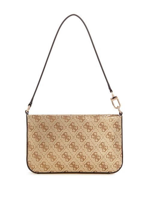 Guess Twiller Quattro G Mini Shoulder Bag Goud | GUESS-SN29166