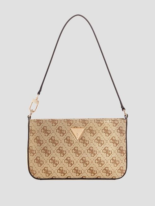 Guess Twiller Quattro G Mini Shoulder Bag Goud | GUESS-SN29166
