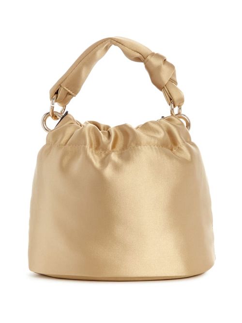 Guess Twiller Top Handle Pouch Bag Goud | GUESS-SN28986