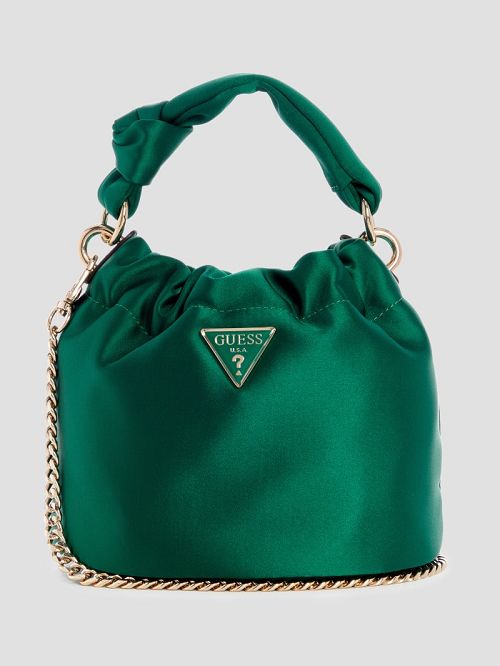 Guess Twiller Top Handle Pouch Bag Groen | GUESS-SN28976