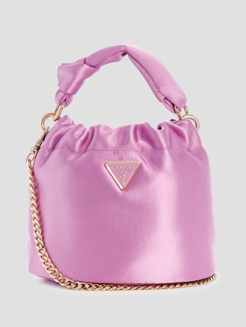 Guess Twiller Top Handle Pouch Bag Roze | GUESS-SN28973