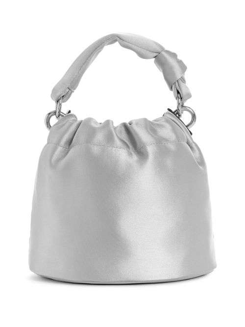 Guess Twiller Top Handle Pouch Bag Zilver | GUESS-SN28964