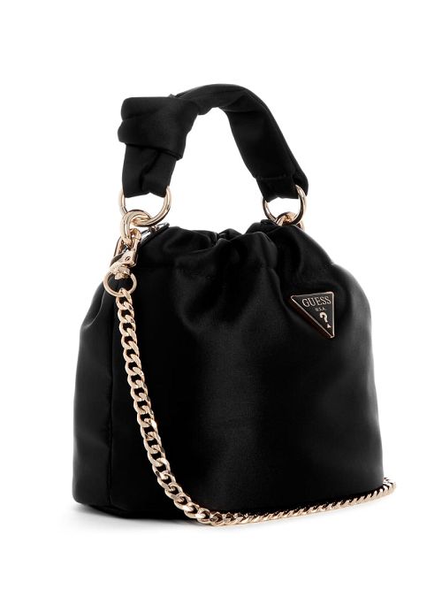 Guess Twiller Top Handle Pouch Bag Zwart | GUESS-SN28987