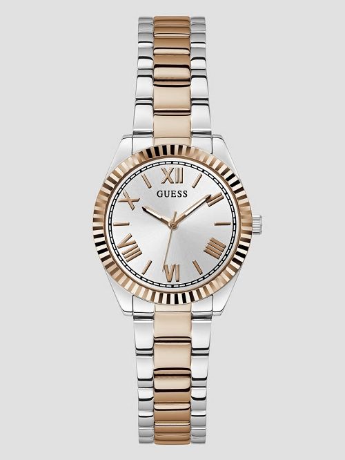 Guess Two-Tone Analog Watch Goud | GUESS-SN30003