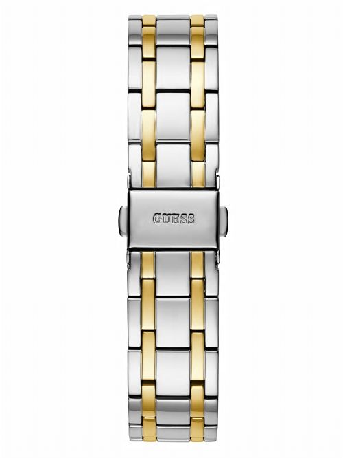 Guess Two-Tone Analog Watch Zilver Goud | GUESS-SN30023