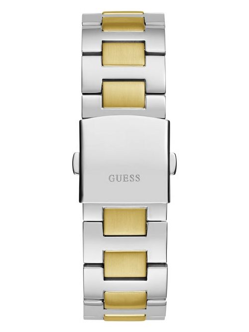 Guess Two-Tone and Blue Multifunction Watch Goud | GUESS-SN31641