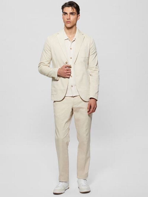 Guess Tyron Blazer Beige | GUESS-SN30766