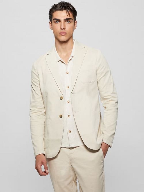 Guess Tyron Blazer Beige | GUESS-SN30766