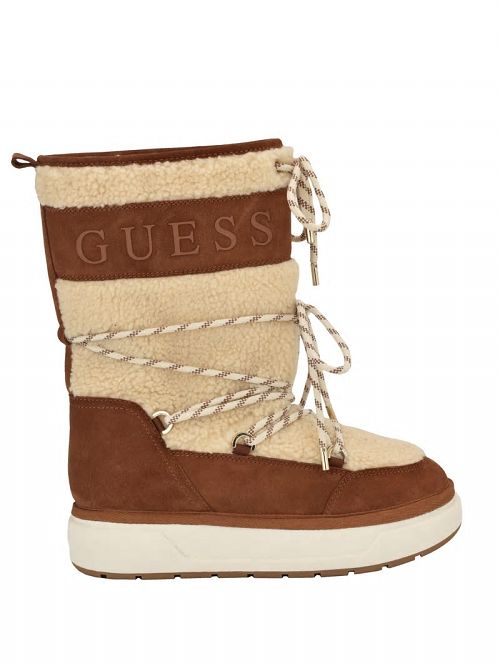 Guess Undela Sherpa Boots Wit | GUESS-SN29953
