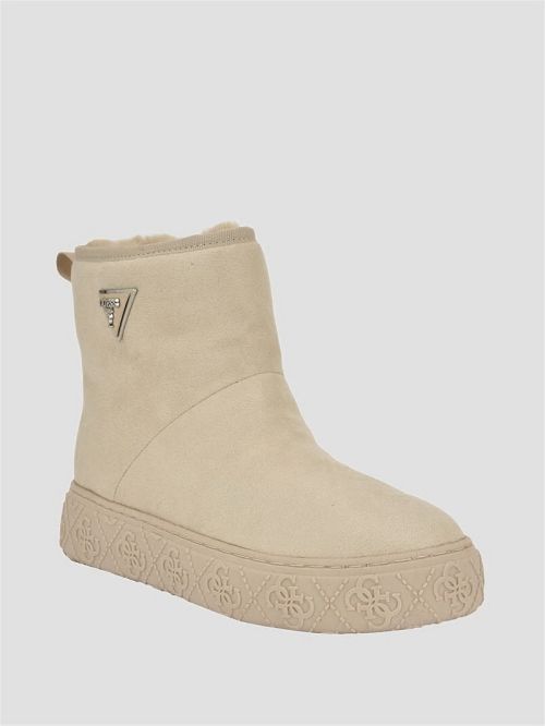 Guess Unity Fur-Lined Booties Wit | GUESS-SN29950