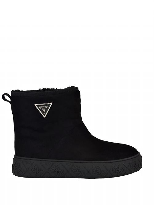 Guess Unity Fur-Lined Booties Zwart | GUESS-SN29941