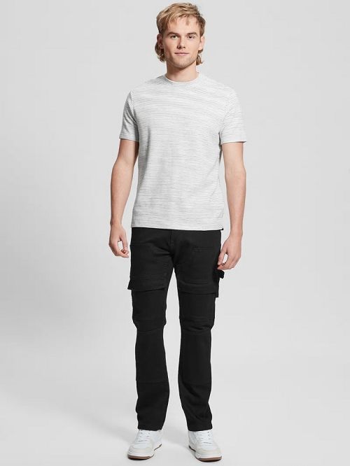 Guess Utility Cargo Jeans Zwart | GUESS-SN30382