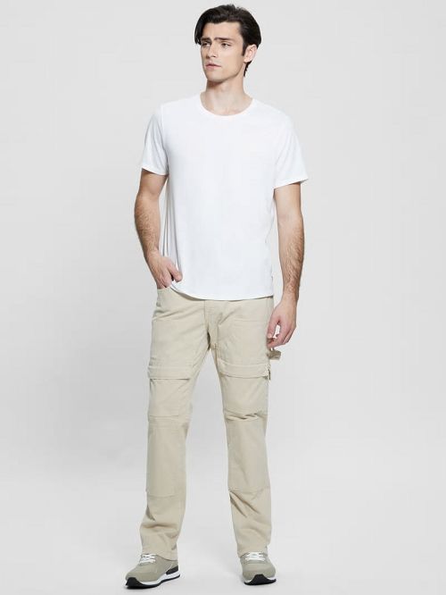 Guess Utility Cargo Pants Beige | GUESS-SN31403