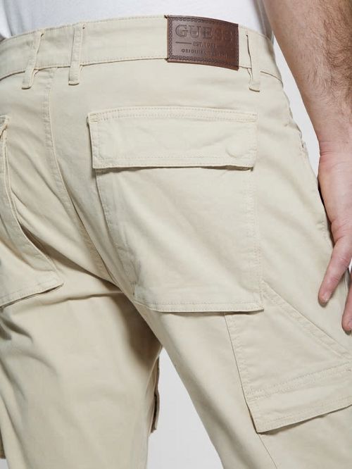 Guess Utility Cargo Pants Beige | GUESS-SN31403