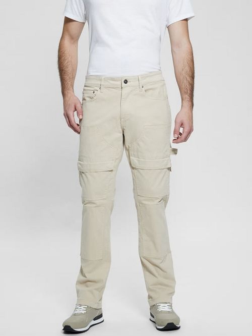 Guess Utility Cargo Pants Beige | GUESS-SN31403