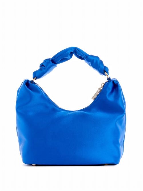 Guess Velina Satin Hobo Bag Geel | GUESS-SN29146