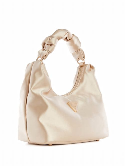 Guess Velina Satin Hobo Bag Goud | GUESS-SN29152