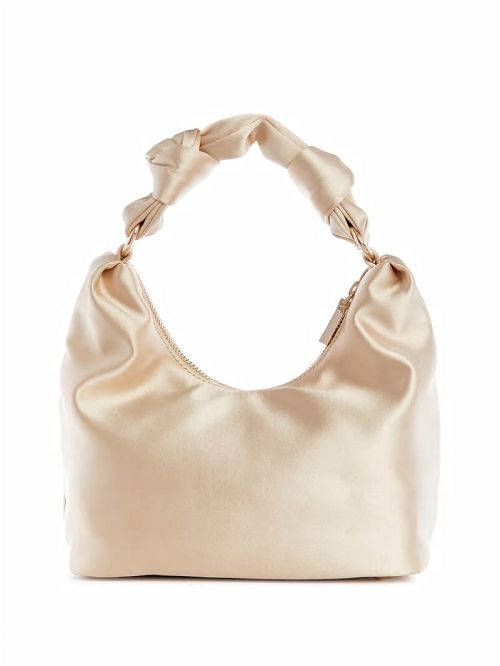 Guess Velina Satin Hobo Bag Goud | GUESS-SN29152