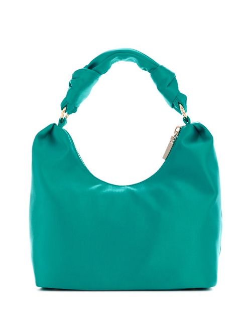 Guess Velina Satin Hobo Bag Grijs | GUESS-SN29153