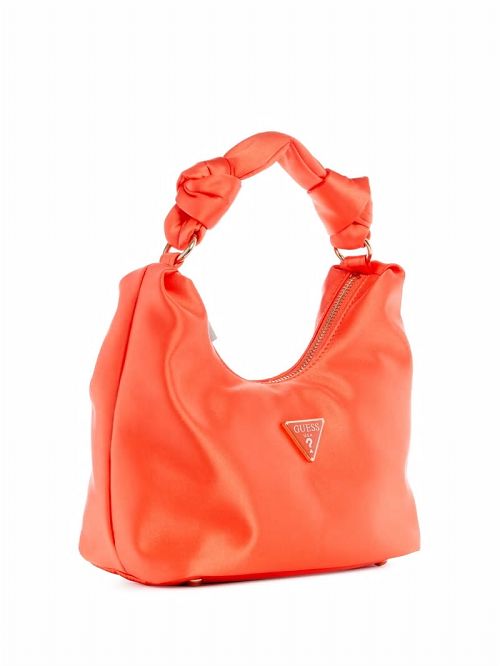 Guess Velina Satin Hobo Bag Oranje | GUESS-SN29155
