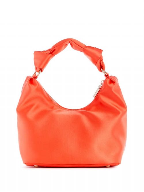 Guess Velina Satin Hobo Bag Oranje | GUESS-SN29155
