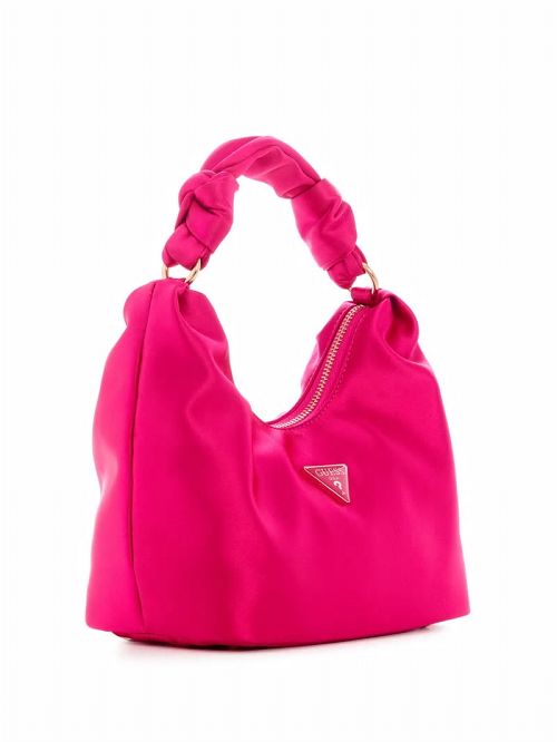 Guess Velina Satin Hobo Bag Roze | GUESS-SN29109