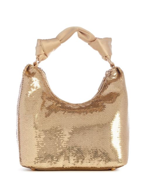 Guess Velina Sequin Hobo Bag Goud | GUESS-SN29081