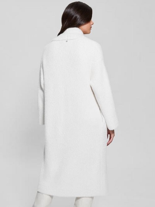 Guess Vero Oversized Mini Cardigan Coat Wit | GUESS-SN27817