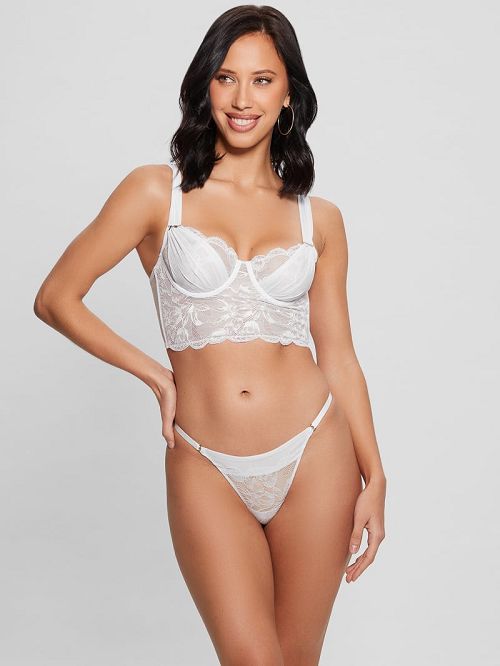 Guess Vesna Lace Bustier Wit | GUESS-SN27123