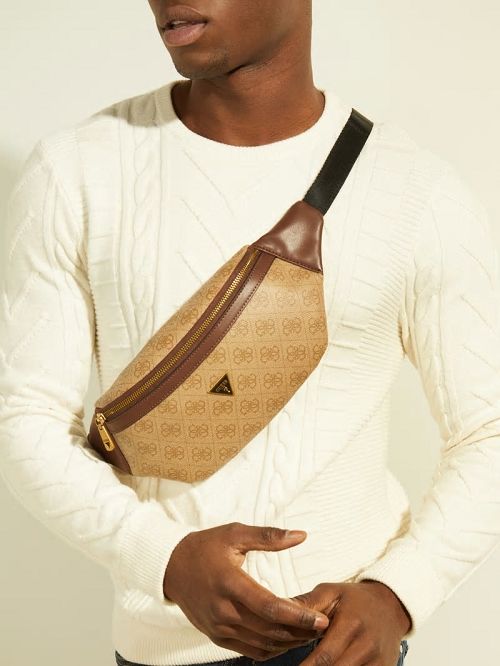 Guess Vezzola Belt Bag Beige | GUESS-SN31711