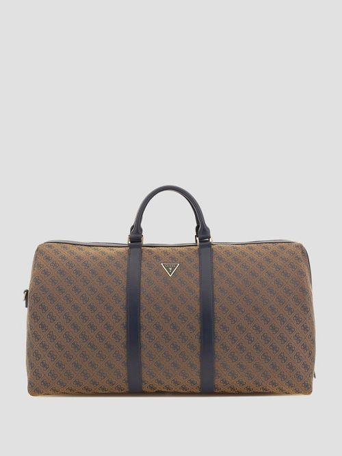 Guess Vezzola Jacquard Weekender Bag Blauw | GUESS-SN31699