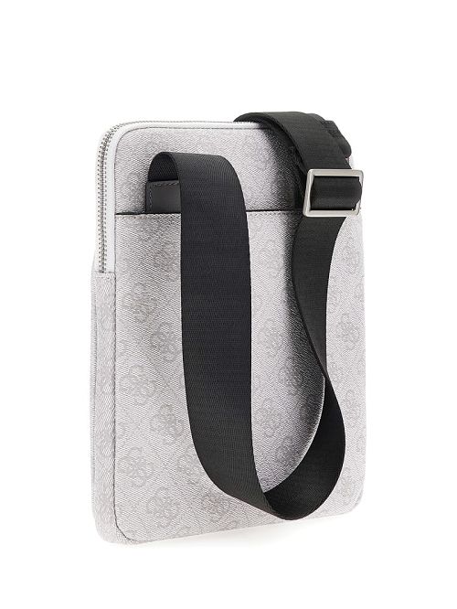 Guess Vezzola Smart Flat Crossbody Zwart Wit | GUESS-SN31712