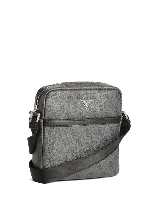 Guess Vezzola Smart Top Zip Square Crossbody Zwart | GUESS-SN31734