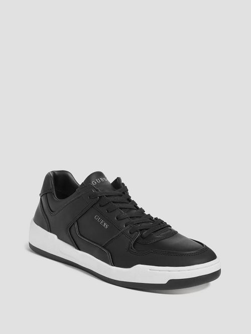 Guess Vicenza Low-Top Sneakers Zwart | GUESS-SN31882