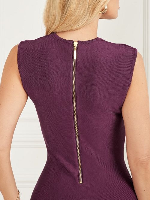 Guess Victoire Bandage Dress Paars | GUESS-SN26993