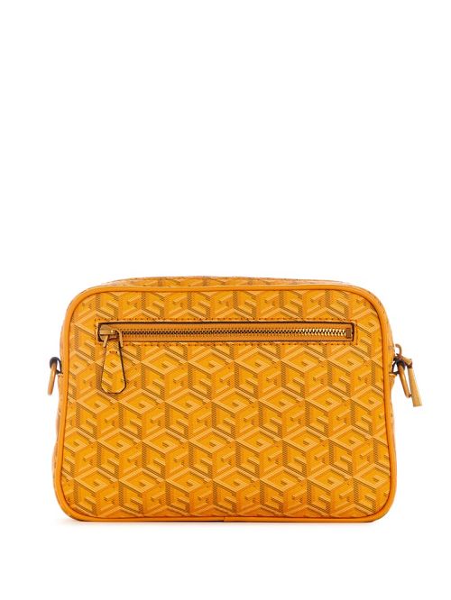 Guess Vikky Camera Bag Geel | GUESS-SN28924