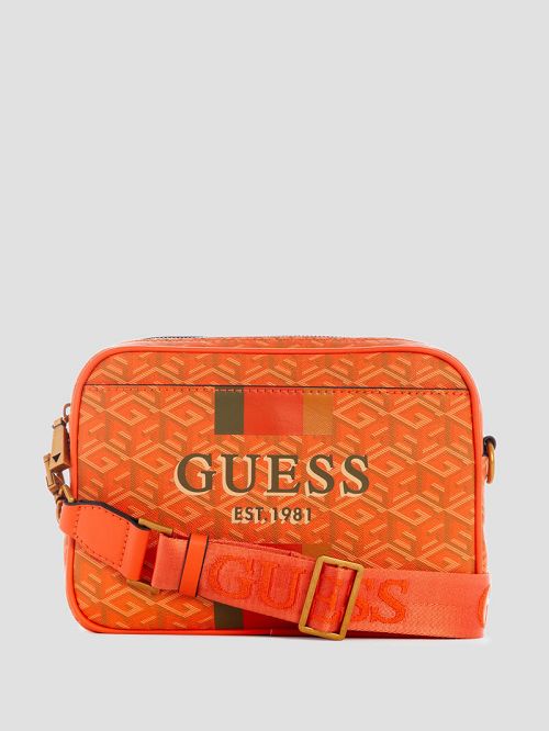 Guess Vikky Camera Bag Oranje | GUESS-SN28944