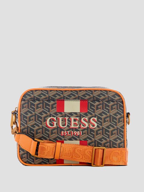 Guess Vikky Camera Bag Zwart | GUESS-SN28799