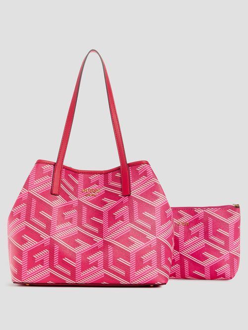 Guess Vikky G Cube Tote Roze | GUESS-SN29343